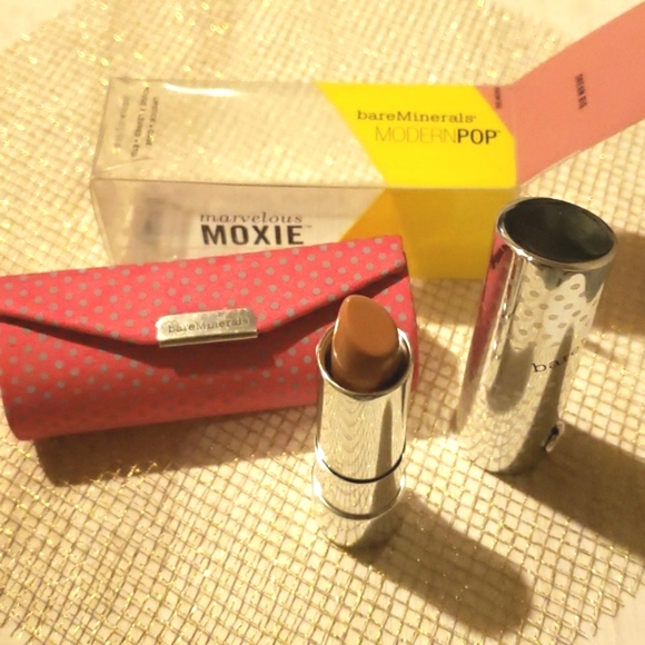 🌟🧚‍♀️DREAM BIG BareMinerals DISCONTINUED Moxie Lipstick NWT - Picture 8 of 9